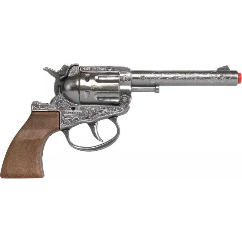 Rotaļlietu metāla kovboja revolveris Gonher 8-šāvienu modelis 239842