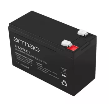 UPS akumulators ARMAC B/12V/7AH — hermētisks svina-skābes 12V 7Ah, 110A maks. izlāde, ABS korpuss