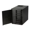 Datora korpuss Silverstone SST-DS380B Mini-ITX melns