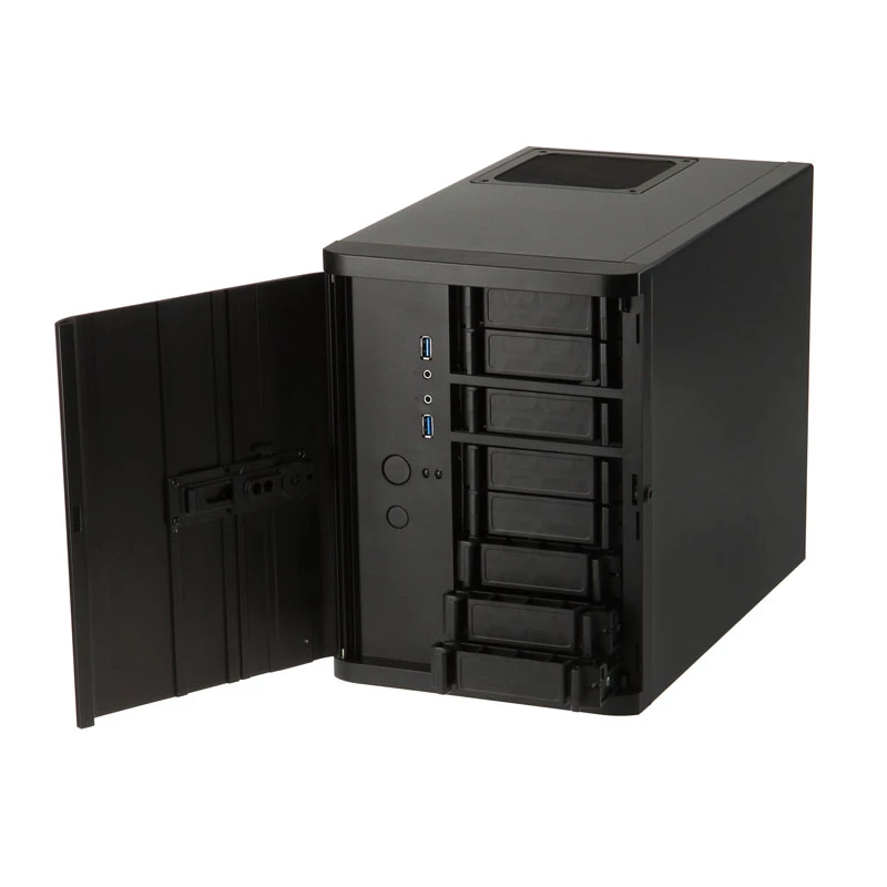 Datora korpuss Silverstone SST-DS380B Mini-ITX melns