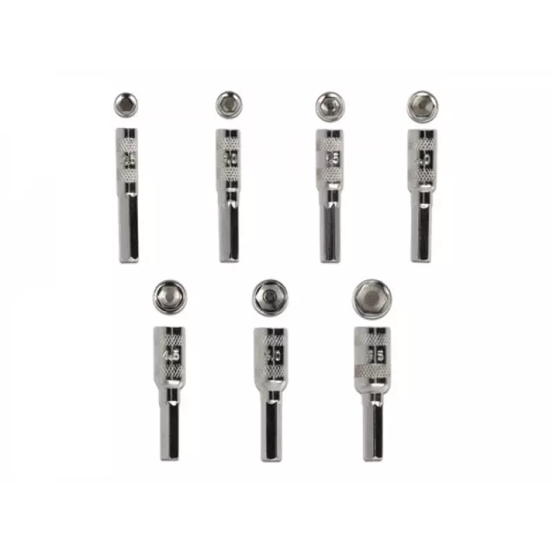 Skrūvgriežu komplekts DeLOCK 90551 8 gab. ārējās sešstūra dobo uzmavu 2,5–5,5 mm