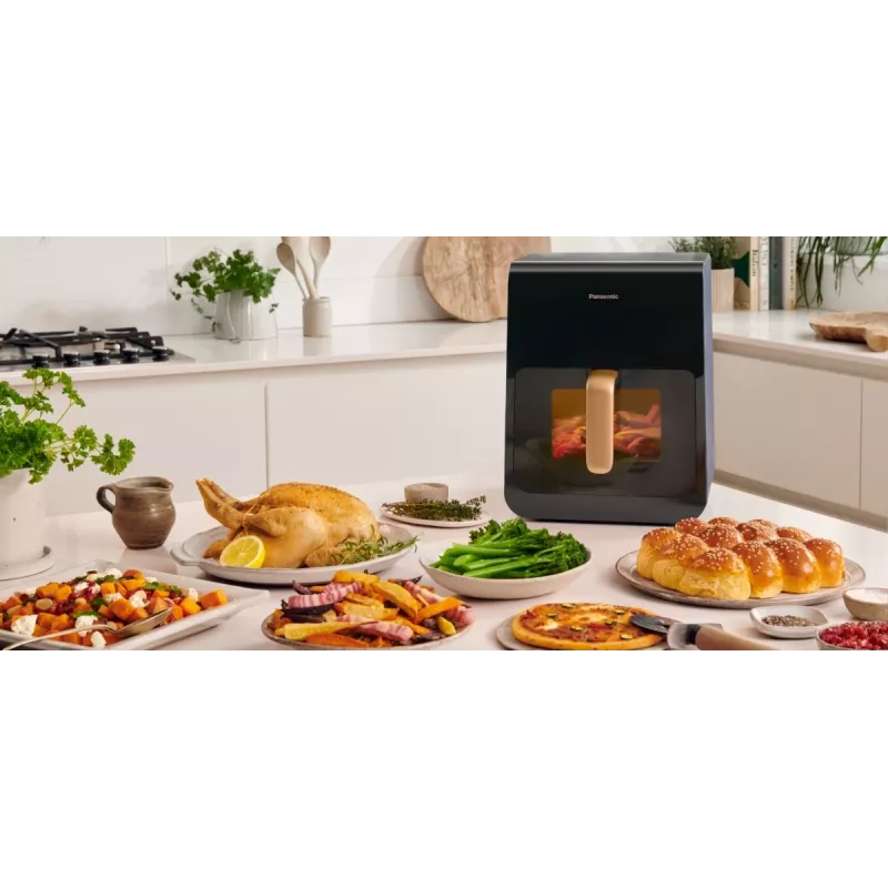 Karstā gaisa fritieris Panasonic NF-CC600 6 L 1450 W Melns
