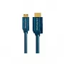 Mini-HDMI+Adaptera kabelis ar Ethernet (HDMI A/HDMI Mini C) - 2,0 m ātrdarbīgs adapteris HDMI uz Mini-HDMI