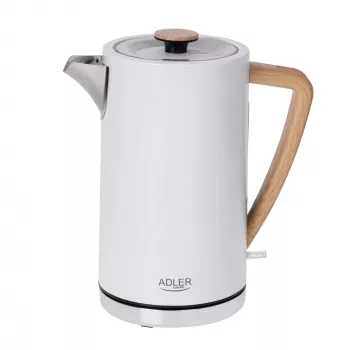 ADLER AD 1347w elektriskā tējkanna balta