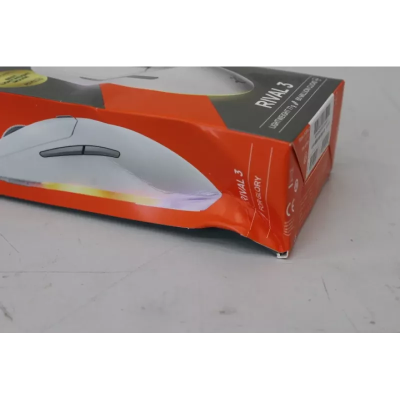 IZPĀRDOŠANA. Steelseries Rival 3 Gen 2 spēļu pele, balta | IZPĀRDOŠANA. SteelSeries spēļu pele | Rival 3 Gen 2 | vadu | balta | BOJĀTS IEPAKOJUMS