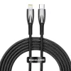 USB-C uz Lightning vads Baseus Glimmer 20W, 2 m — Ātra uzlāde un datu pārsūtīšana