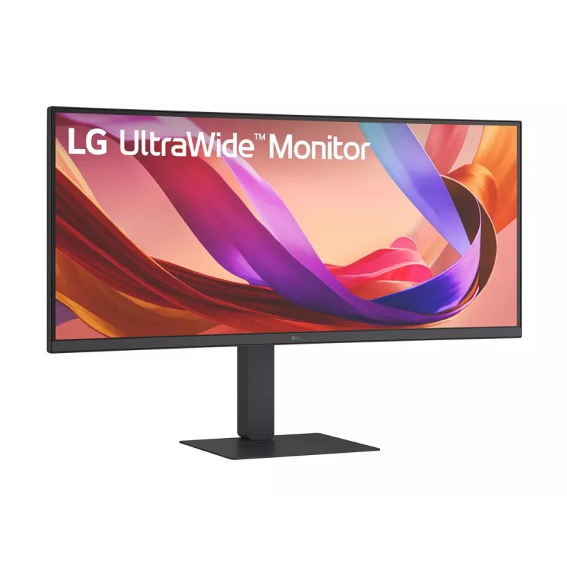 LG 34 collu 21:9 UltraWide WQHD (3440x1440) IPS monitors ar HDR10 un sRGB 99% (tip.), Visu vienā USB-C savienojamība
