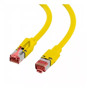 Datwyler DATWYLER - komutācijas kabelis - RJ-45 (V) - RJ-45 (V) - 2 m - SSTP kabelis - CAT 6 - bez halogēna - dzeltens (21.05.0022)
