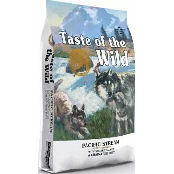 TASTE OF THE WILD Pacific Stream Puppy - sausā suņu barība - 12.2 kg