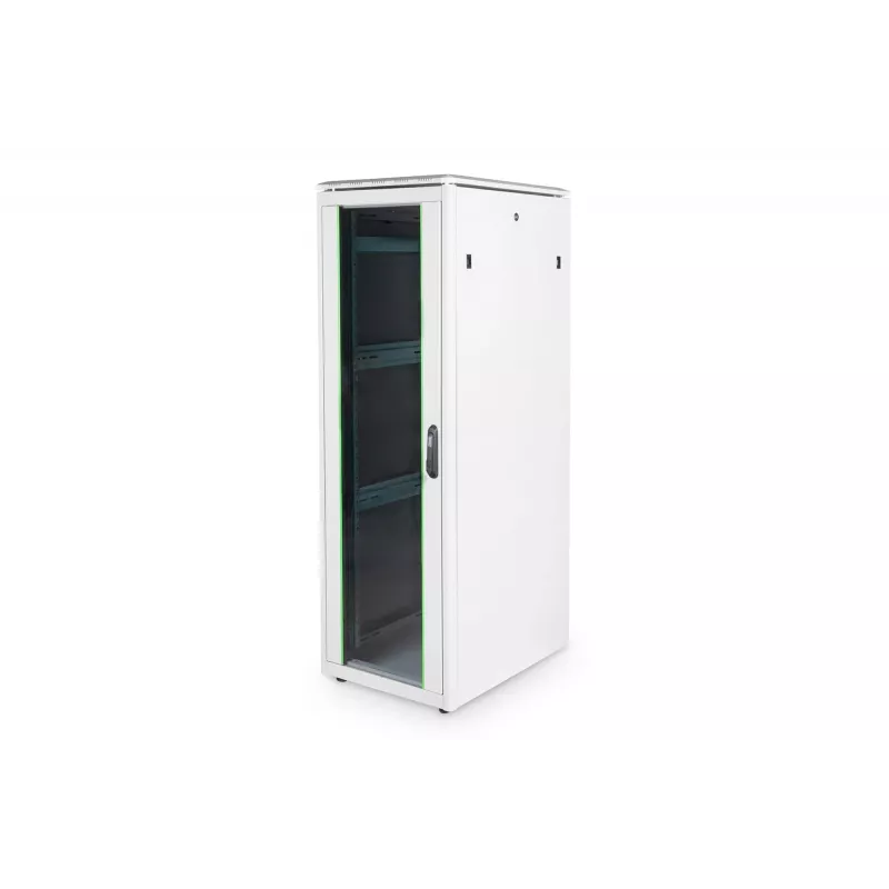 DIGITUS 36HE Unique tīkla skapis 600x800mm stikla durvis pelēks