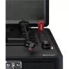 Belt-drive atskaņotājs Lenco TT-115 Melns — portatīvs koferīša formāta skaņuplašu atskaņotājs, Bluetooth 5.0, USB ierakstīšana, 33/45/78 RPM