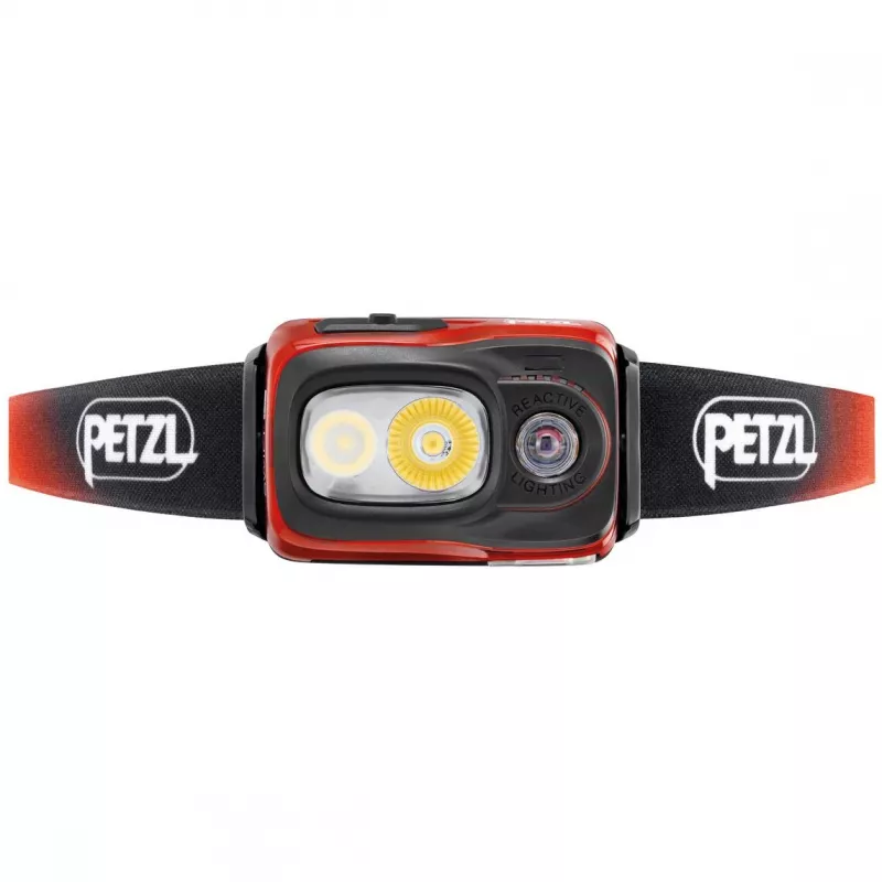 Petzl SWIFT RL Black, Orange, White galvaslampa LED