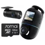 Dash cam 70mai Omni X800 4K ar 70mai 128GB SD karti — 4K priekšējā un salona ierakstīšana