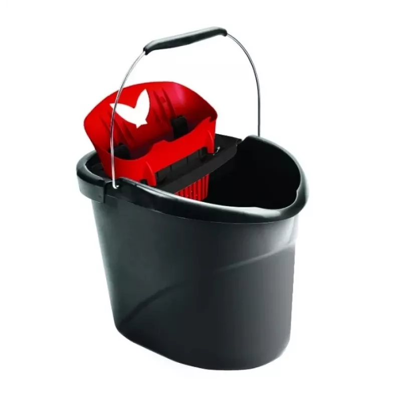 Spaiņa un mopa izgriešanas komplekts Vileda 157870 — melns, 10 L, piemērots Ultramax un Ultramax XL, 380×300×380 mm