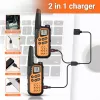 Baofeng BF-T25E divvirzienu radio, oranžs, 2 gab.