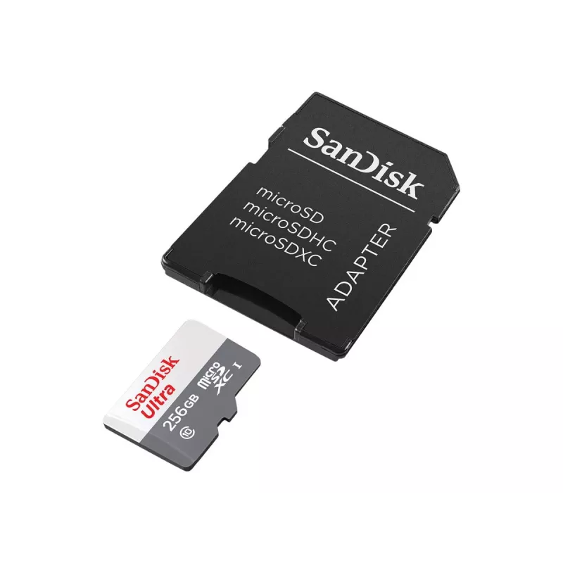 Flash atmiņa SanDisk 256 GB MicroSDXC UHS-I SDSQUNR-256G-GN6TA