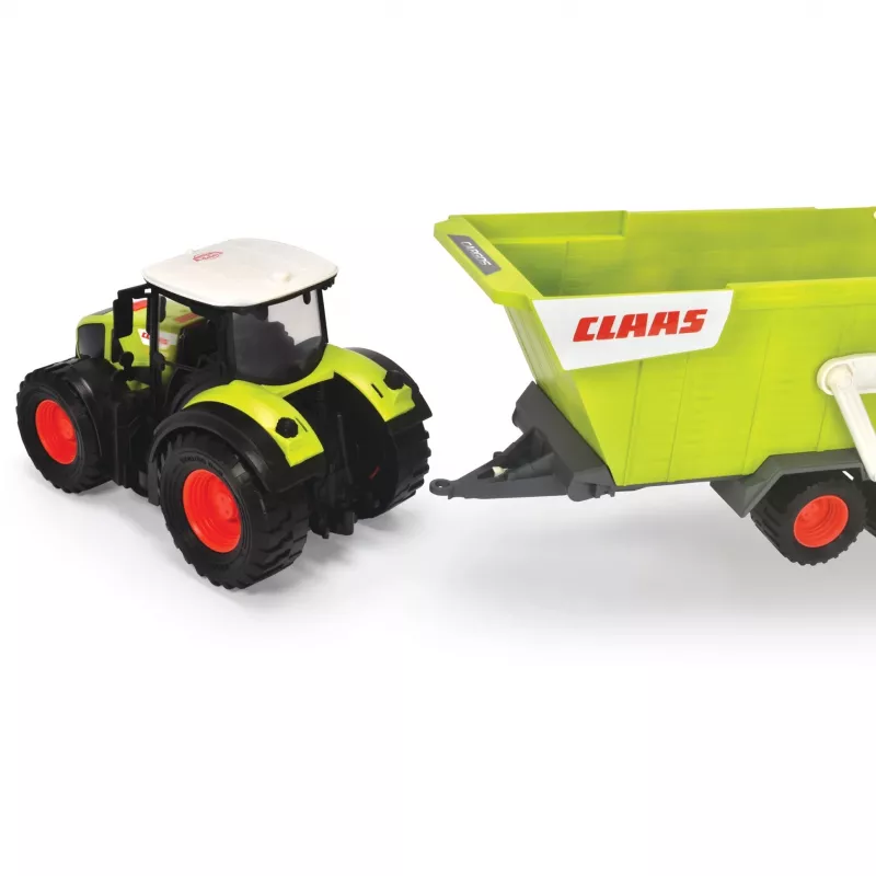 Traktors ar piekabi 64cm CLAAS FARM DICKIE