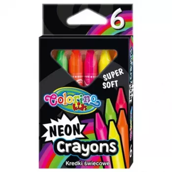 Colorino Kids Neon krītiņi 6 krāsas