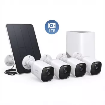 EUFY EufyCam E40 - tīkla novērošanas kamera - izturīga pret laikapstākļiem / putekļiem / UV starojumu / ūdensnecaurlaidīga - krāsaina (diena/nakts)