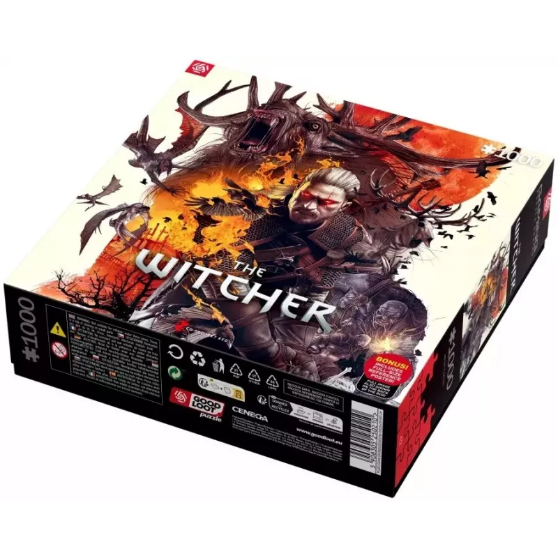 Good Loot Gaming Puzzle: The Witcher Monsters, 1000 gab.
