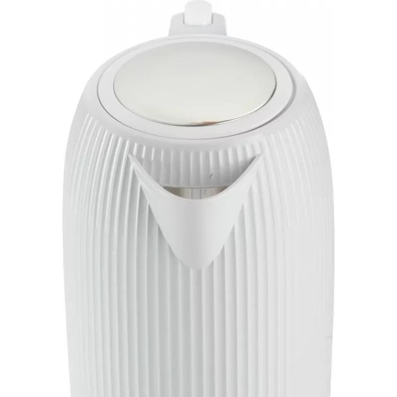 Gorenje Tējkanna | K17DPW | Elektriskā | 2200 W | 1,7 L | Nerūsējošais tērauds | 360° grozāma pamatne | Balta