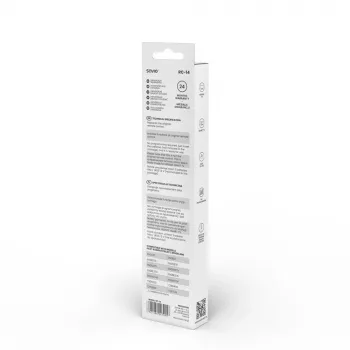 Universāla tālvadības pults SAVIO RC-14 Hisense Smart TV, IR bezvadu, atbalsta 14 ierīces, diapazons līdz 10 m, melna