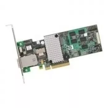 Broadcom LSI MegaRAID SAS 9280-4i4e - krātuves kontrolleris (RAID) - 8 porti/kanāls - SATA-600 / SAS zema profila - 600 MBps - RAID 0, 1, 5, 6, 10, 50, 60 - PCI Express 2.0 x8 (L5-253)