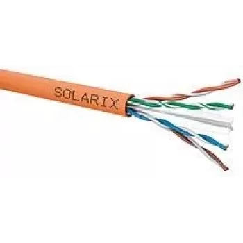 VĪTĀ PĀRA KABELIS SOLARIX CAT.6 U/UTP LSOHFR B2ca s1d1a1 spole 500M