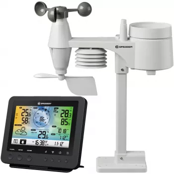 Bresser Optics 7002580 digitālā laika stacija Melna AC Wi-Fi