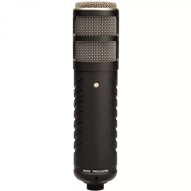 Studijas dinamiskais mikrofons RØDE Procaster — vadu, mini XLR (3-pinu), 75–18 000 Hz, 32 Ω, -56 dB, melns, 695 g