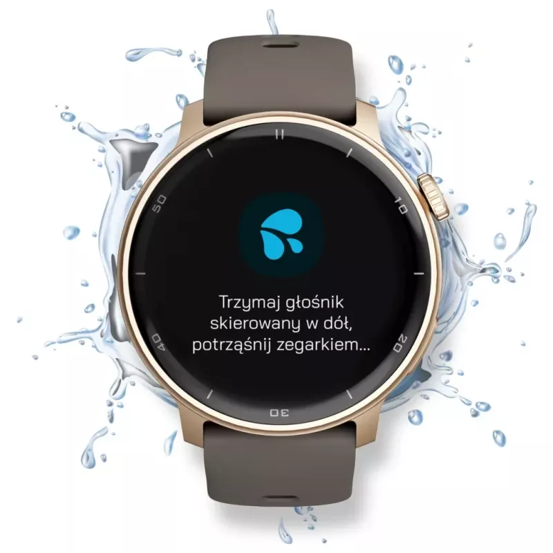 Viedpulkstenis Stelio STSWA101GD Activ GPS 46mm zelta krāsā — 46 mm GPS viedpulkstenis, zelta korpuss