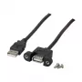 Efb K5291SW.0,5V2 USB kabelis Melns