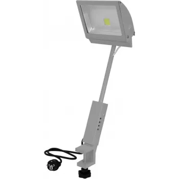 LED prožektors EUROLITE KKL-50 4100K sudraba, kompakts lieljaudas āra gaismeklis