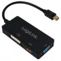 Kabeļa savienotāja adapteris Mini DisplayPort uz DisplayPort LogiLink CV0110