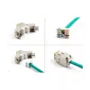 DeLOCK keystone modulis 88111 Plakans Dzeltens RJ-45 10 gab.