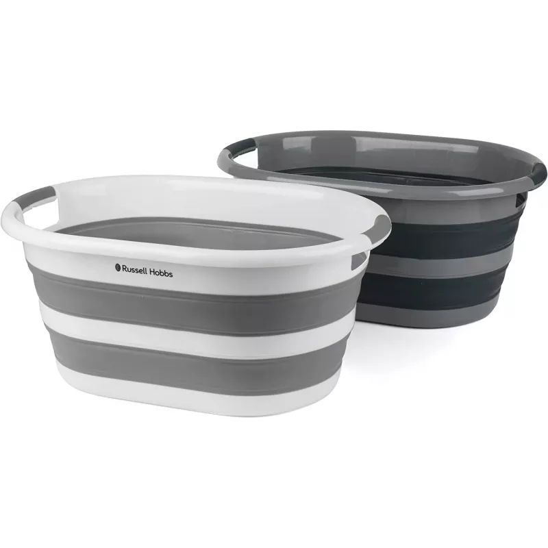 Veļas grozs Russell Hobbs LA053879GRYFEU7 27L salokāms