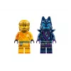 LEGO NINJAGO Arina kaujas meha darbības figūra, nindzju rotaļlieta 4+ gadus veciem zēniem, meitenēm un bērniem, Dragons Rising komplekts ar Arina minifigūru un mini Katu