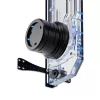 Singularity Resonance 2.0 Single D5 Distro Plate — Viena sūkņa rezervuāra sadales plāksne pielāgotai ūdens dzesēšanai