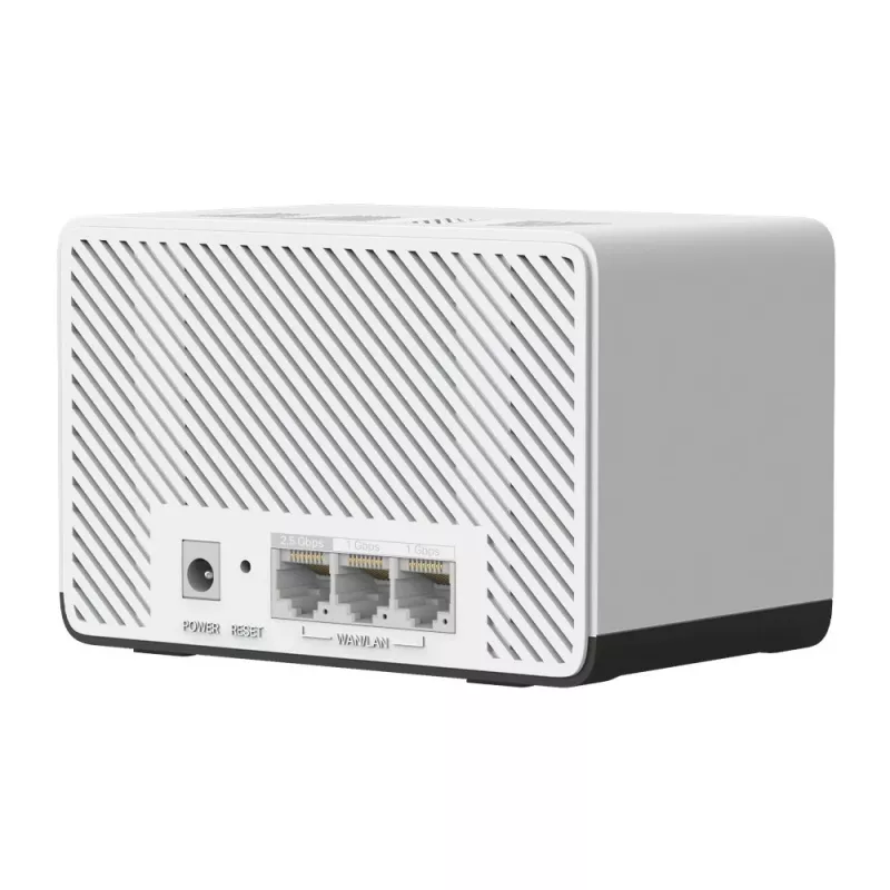 Mesh sistēma MERCUSYS Halo H27BE (3 komplektā) Dual-band 2.4/5 GHz Wi‑Fi 6, 3568 Mbps kopā, 3x LAN pieslēgvietas, iebūvētas antenas, balta
