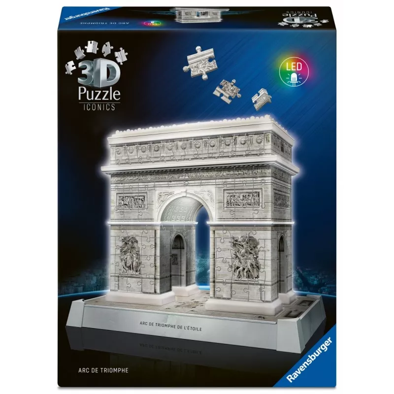 3D puzzle Ravensburger 12008029 Ēkas 269 mm x 239 mm