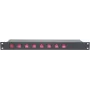 Strāvas sadales panelis EUROLITE 19 collu 8× IEC C13 ligzdas modelis 70008277