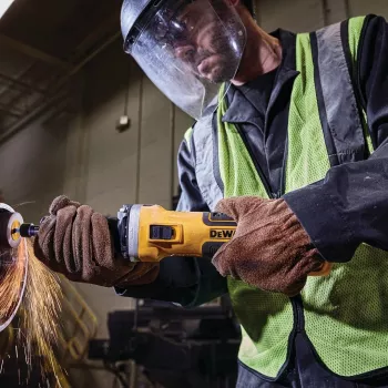 DeWALT DWE4997-QS taisnais slīpmašīna Taisnais slīpmašīna 25000 RPM Melns, dzeltens 1300 W