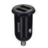 Baseus Gain Pro Universal Auto lādētājs Melns — 2× USB 2.0, 2.4 A katrā portā, Ieeja 12–24 V, 5 V izeja