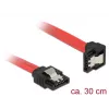 SATA kabelis DeLOCK 83978 0,3 m SATA 7-pin melns/sarkans