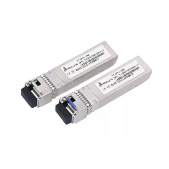 Extralink SFP+ 10G SFP+ WDM moduļi 10Gbps 1270/1330nm vienmoda 20km LC DOM pāris, paredzēts HP/ARUBA