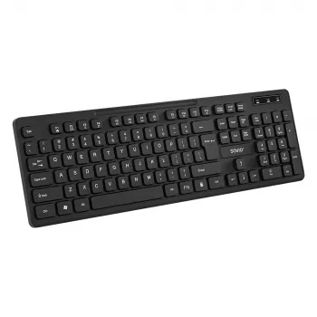 Savio KB-02 tastatūra mājām/birojam USB QWERTY melna