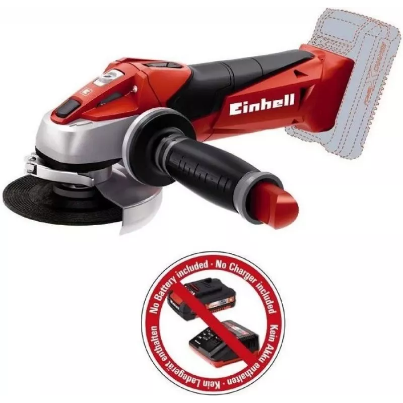 Einhell TE-AG 18/115 Li-Solo leņķa slīpmašīna 11,5 cm 8500 RPM 1,21 kg