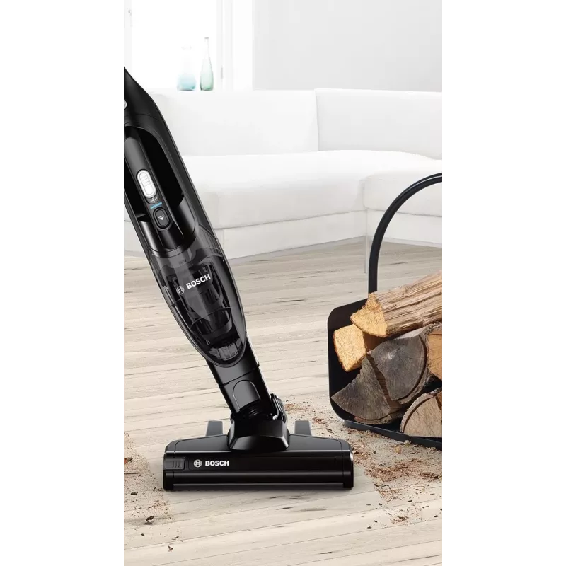 Bosch Serie 2 BCHF216B stieņa putekļsūcējs/elektriskā slota Ar bateriju Sausā Ciklonisks Bez maisiņa 0,4 L 145 W Melns