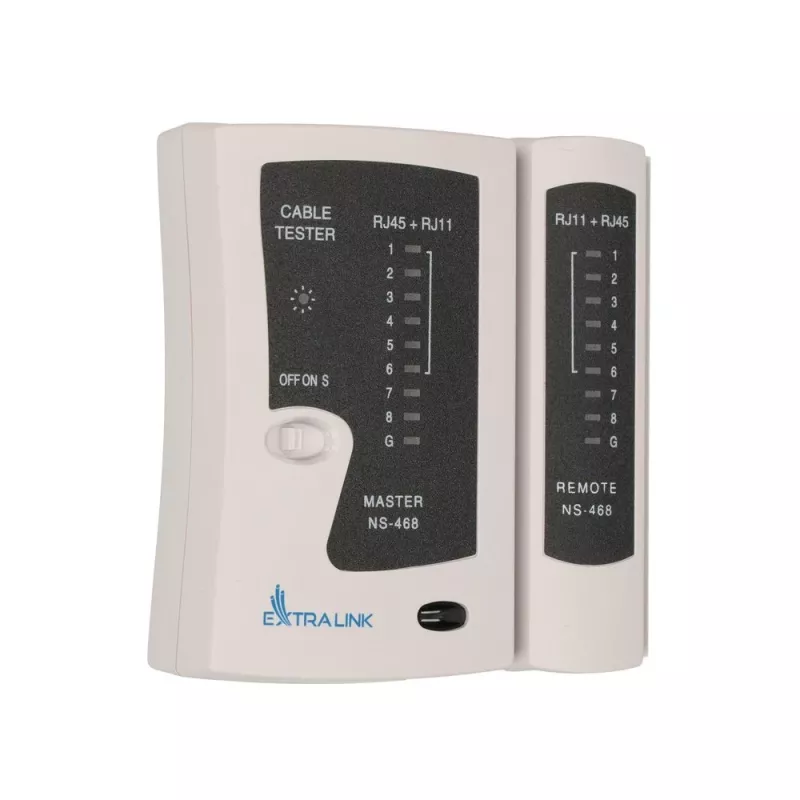 Extralink kabelis Tester, RJ45 RJ11
