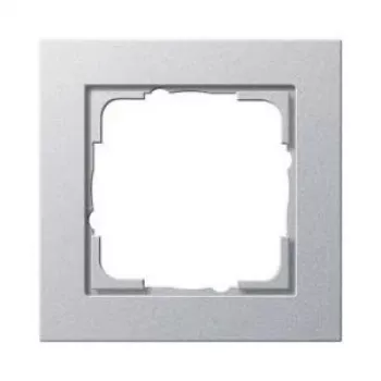 Sienas plāksne GIRA E2 Alumīnija bezskrūvju termoplastiska 80,8×80,8×9,3 mm